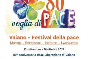 VAIANO - FESTIVAL DELLA PACE - 10 settembre/26 ottobre 2024