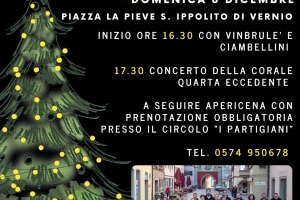 FESTA DELL'ACCENSIONE DELL'ALBERO - 8 Dicembre 24  - S.Ippolito Vernio ore 16.30