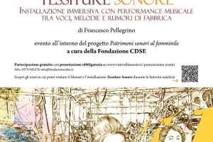 TESSITURE SONORE - Museo Mumat Vernio - 14/12/24 ore 17.30